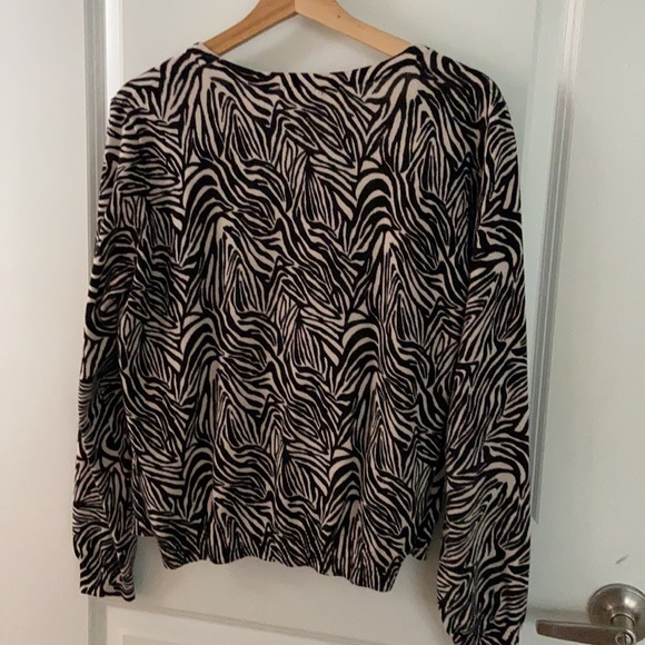 zebra print cardigan - Picture 3 of 3